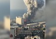 Beirut, il momento dell'esplosione © ANSA